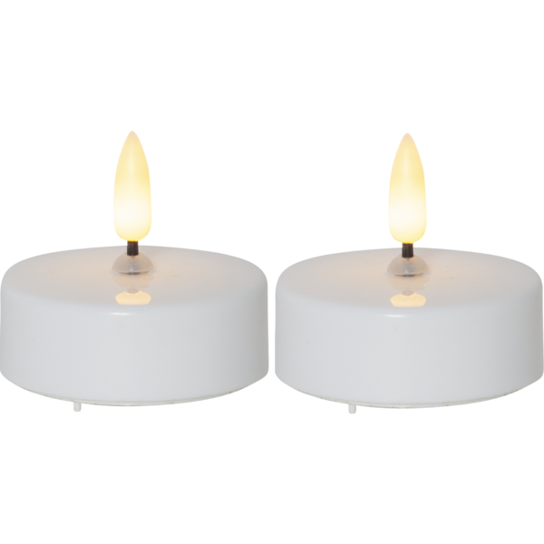LED Värmeljus 2-pack Flamme