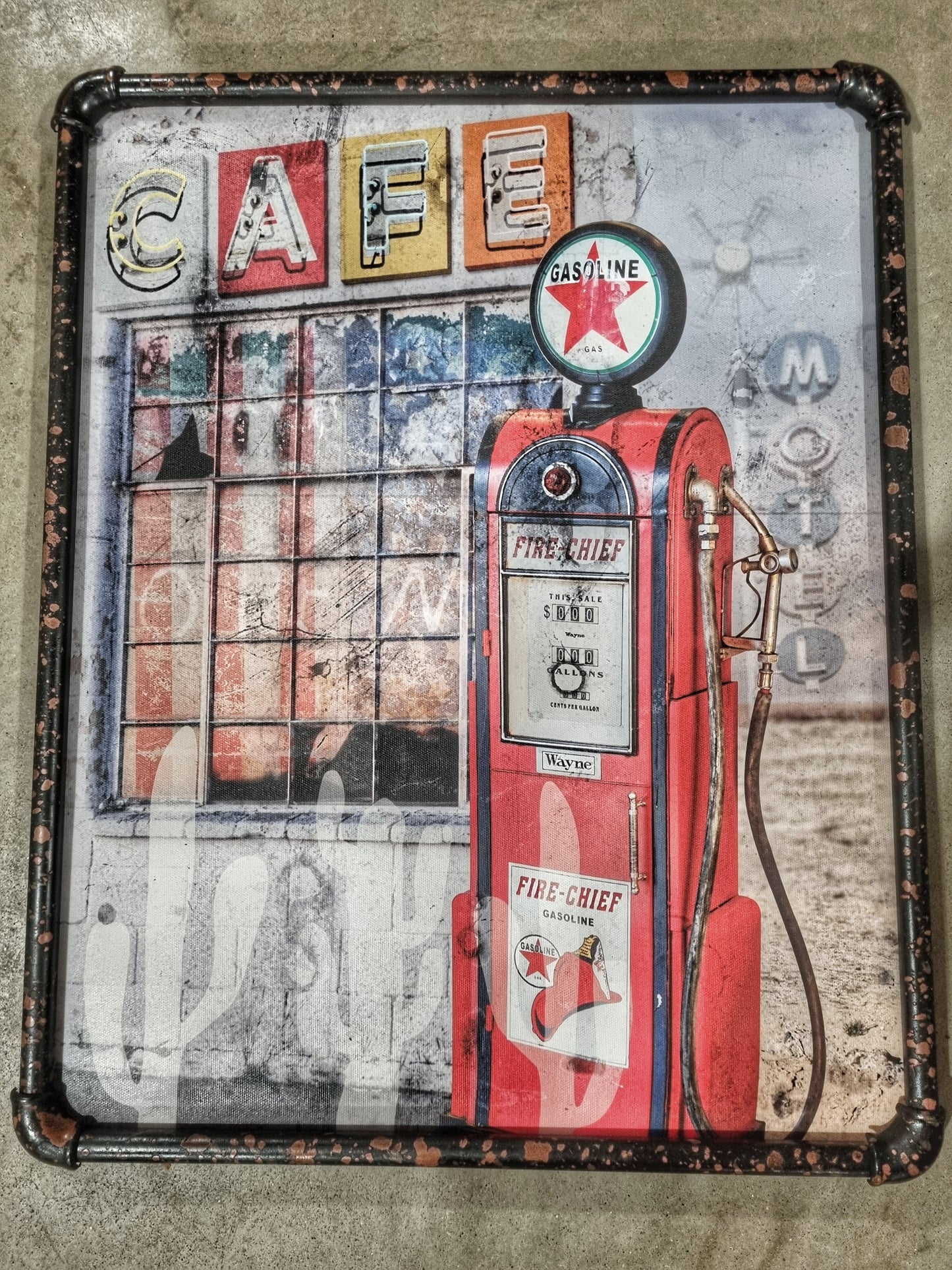 3 Stora vintage tavla i retro stil (40x50cm)