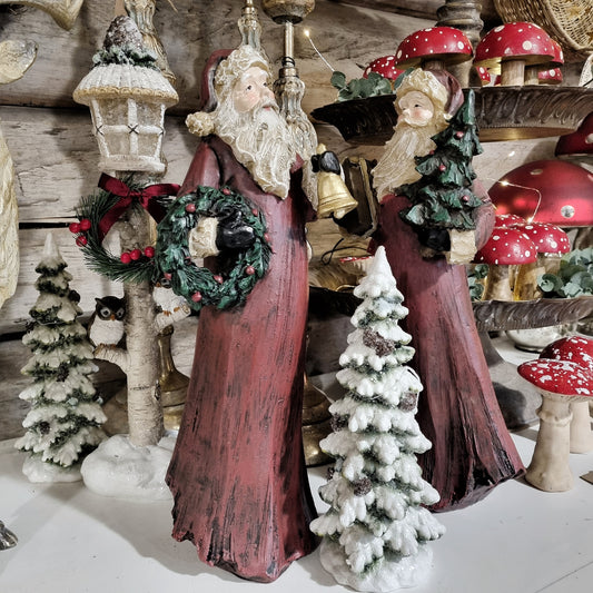 STOR Tomte Rustik Mix Röd 2-pack