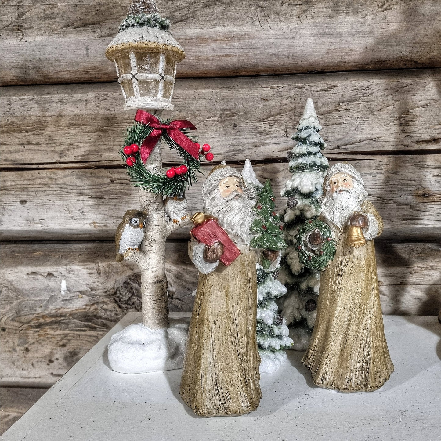 Dekoration Tomte Rustik Mix Beige 2pack