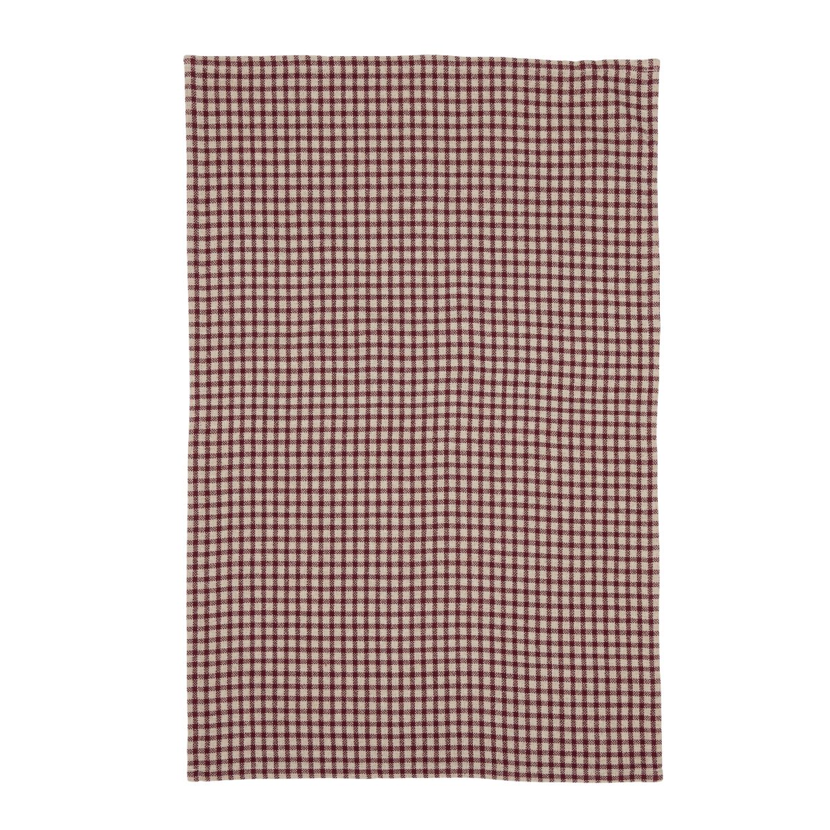 Kökshandduk Mette Rutig röd 46 x 70 cm
