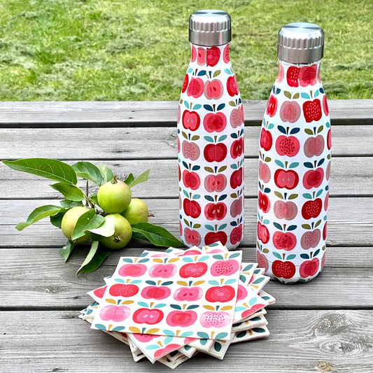 Stålflaska Vintage Äpple