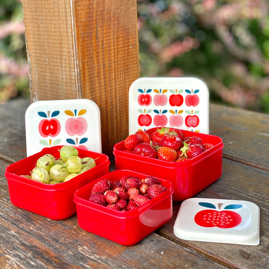Snacksbox 3-p Vintage Apple