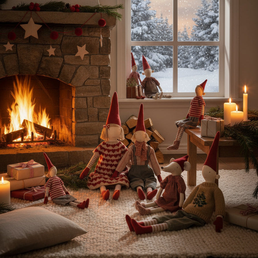 Maileg Pixy, Size 2 Girl - Knitted dress