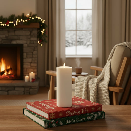 LED Blockljus 7,5x20 cm / Wetlook design