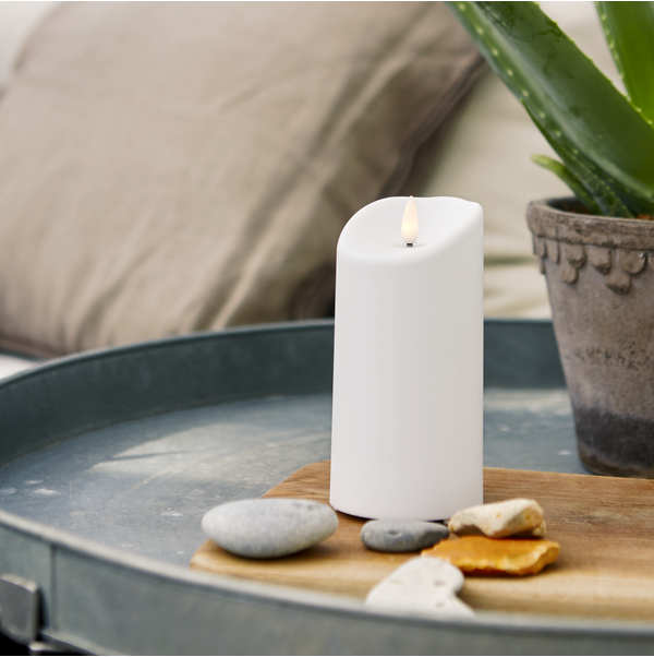 Blockljus LED FLAMME - Utomhusbruk / Inomhus