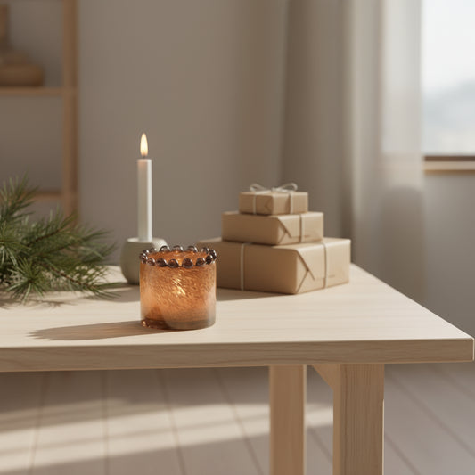 Glaslykta Diana Khaki 10 cm