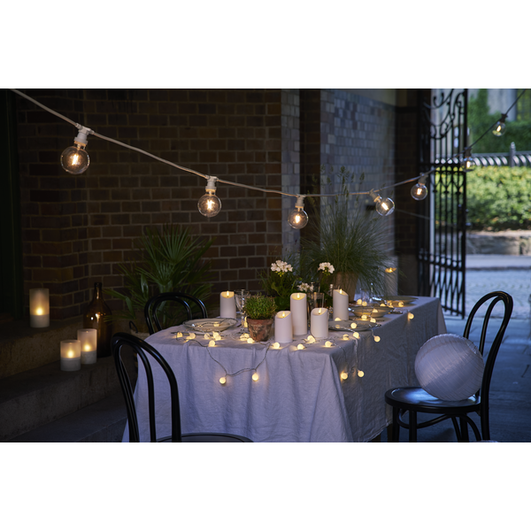 Blockljus LED FLAMME - Utomhusbruk / Inomhus