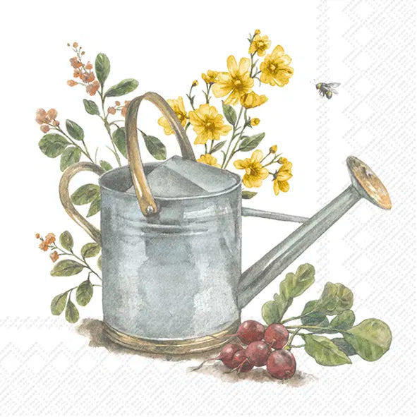 Garden Watering Can Lunch 33x33 cm