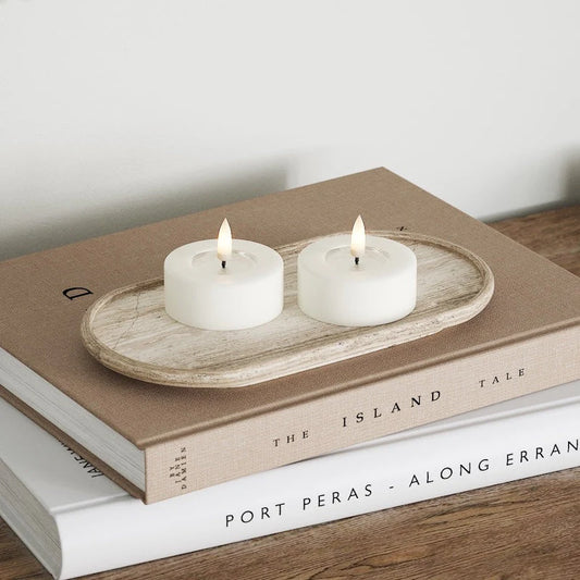 Värmeljus JUMBO LED / 2 pack 6,1x4,5 cm Deluxe Home