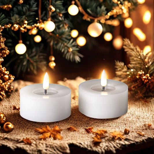 Flamme Flow – 2-pack batteridrivna värmeljus