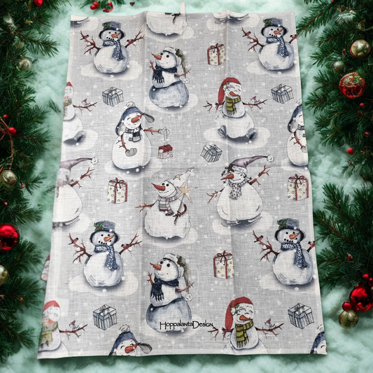 Kökshandduk Snögubbe 68 x 50 cm