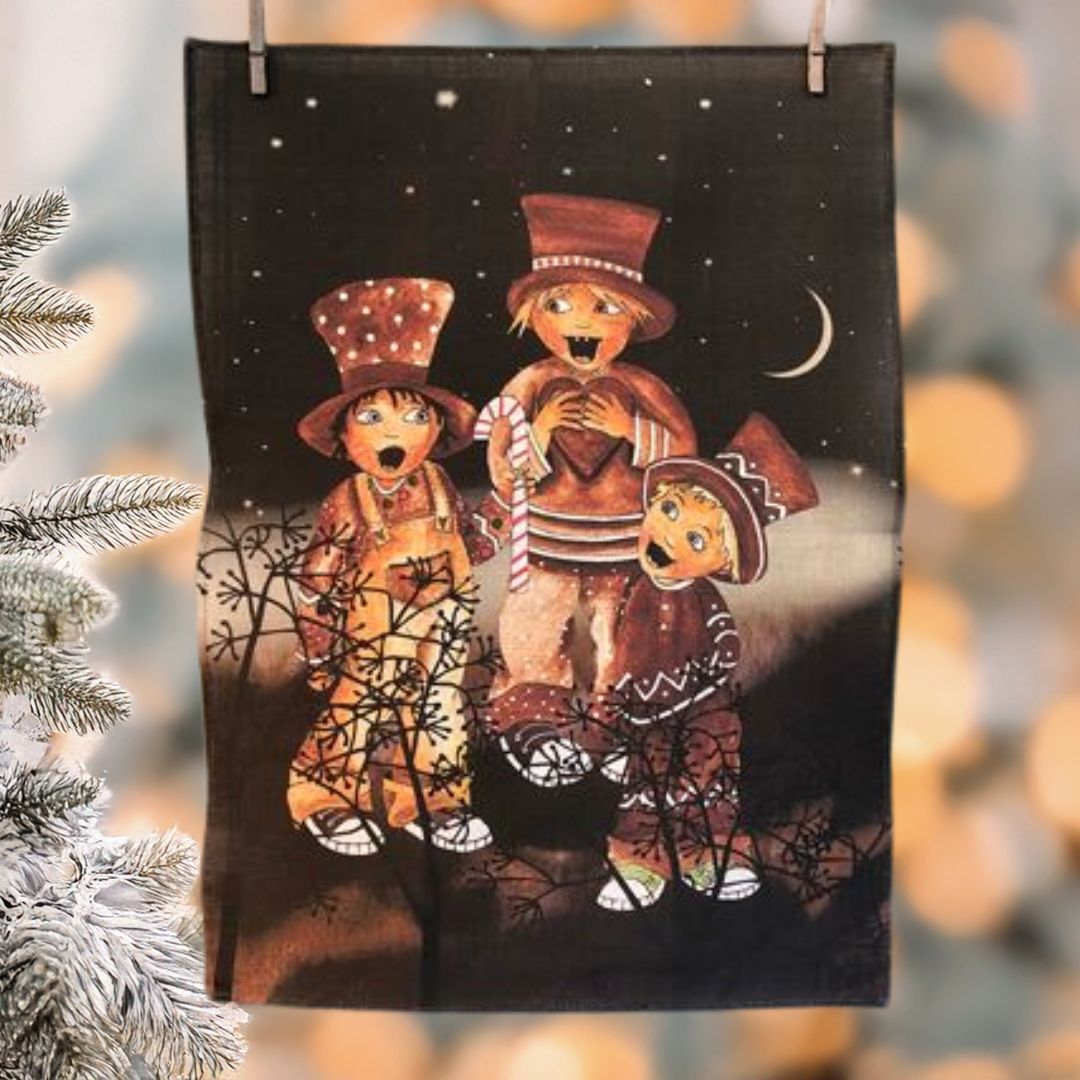 Kökshandduk Pepparkakeland 68 x 50 cm