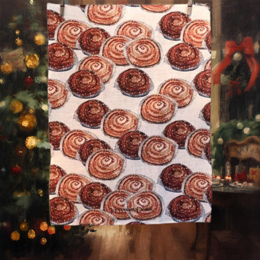 Kökshandduk Kanelbulle 68 x 50 cm