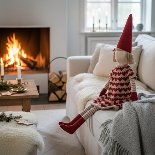 Maileg Pixy, Size 5 Girl - Knitted dress