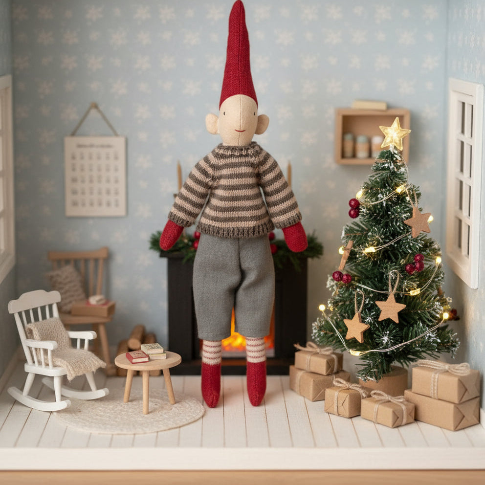 Maileg Pixy, Size 1 Boy - Knitted sweater