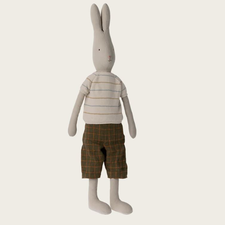 Maileg, Rabbit, Size 5 - Pants and knitted sweater