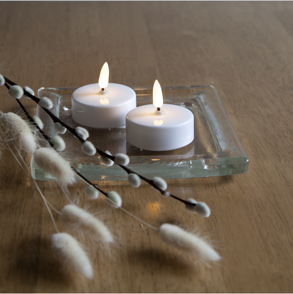 LED Värmeljus 2-pack Flamme