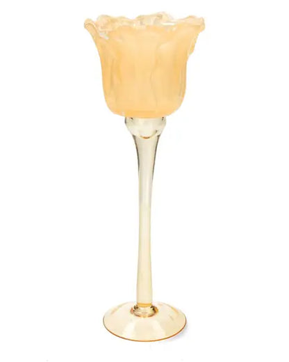 Ljuslykta på fot Blomma Aprikos