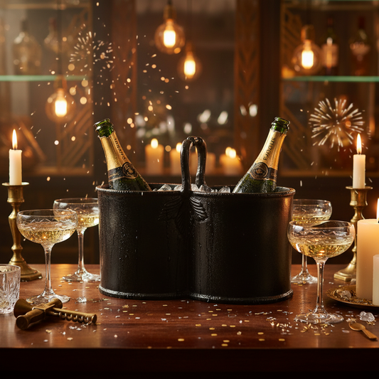 Vinkylare Dubbel Brun/Svart