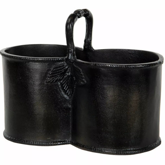 Vinkylare Dubbel Brun/Svart