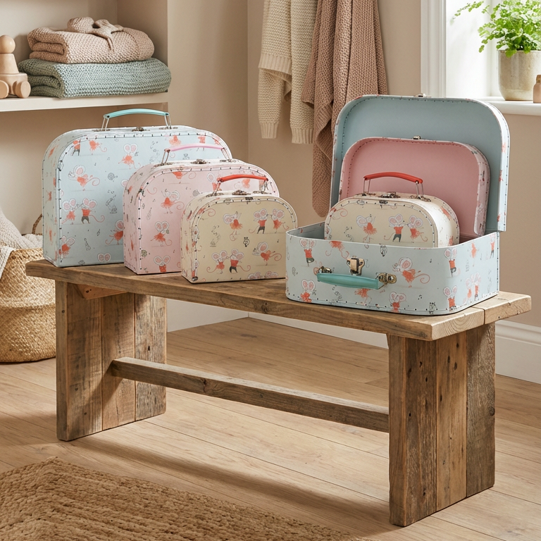 Pappväska Mimi & Mio 3set