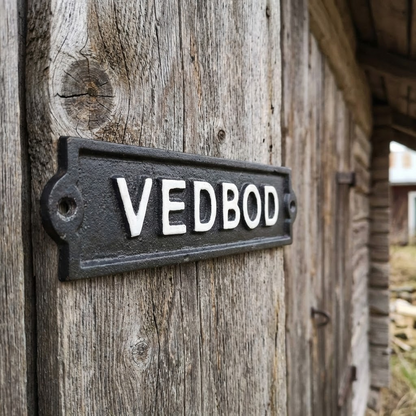 Skylt / Järn - Vebod