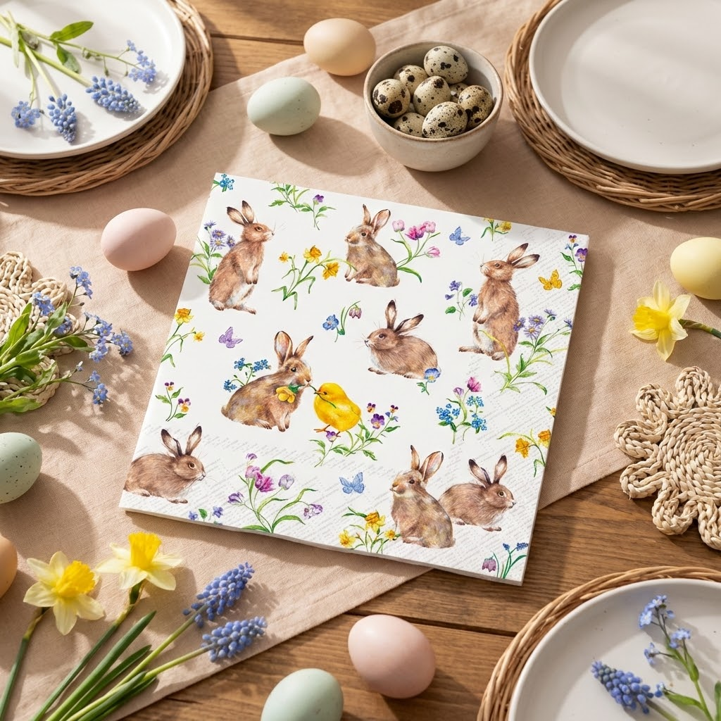 Easter Friends Lunch 33X33 cm