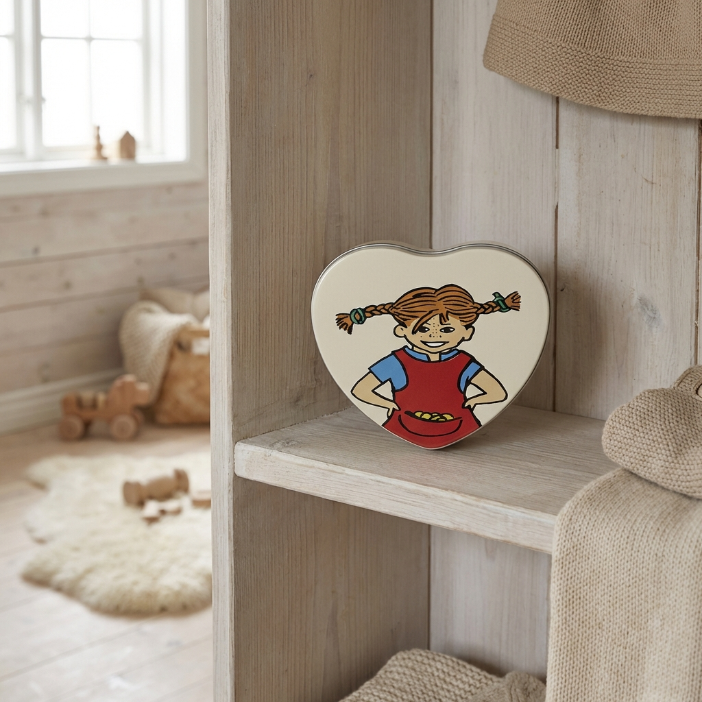 Be more Pippi plåtburk 10x4 cm