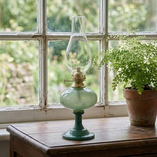 Fotogenlampa Esmeralda Grön