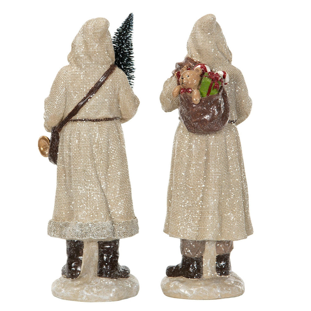 Stor tomte Jute Glitter Mix 2pack