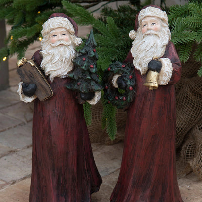 STOR Tomte Rustik Mix Röd 2-pack