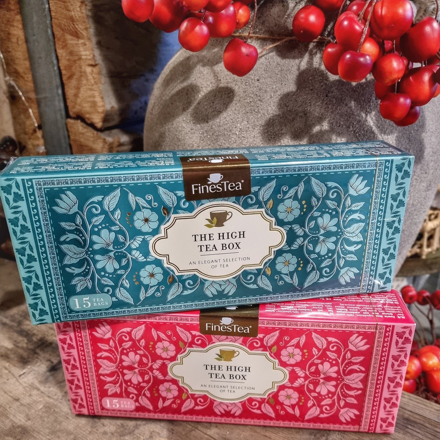 3 olika sorters the i presentförpackning