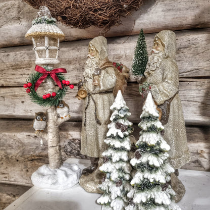 Stor tomte Jute Glitter Mix 2pack