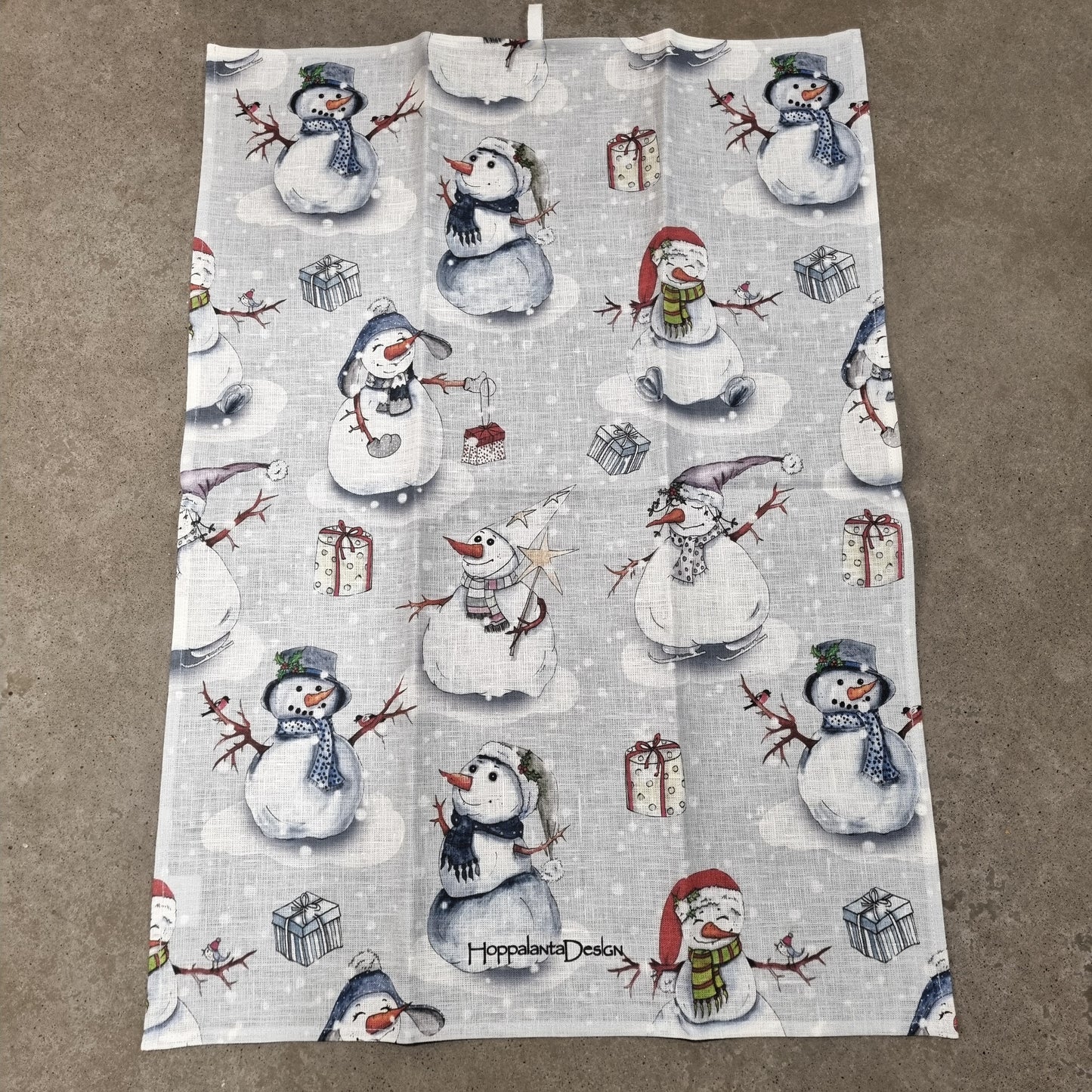 Kökshandduk Snögubbe 68 x 50 cm