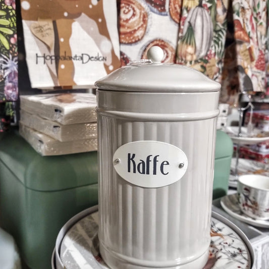 Plåt / Kaffeburk Hugo