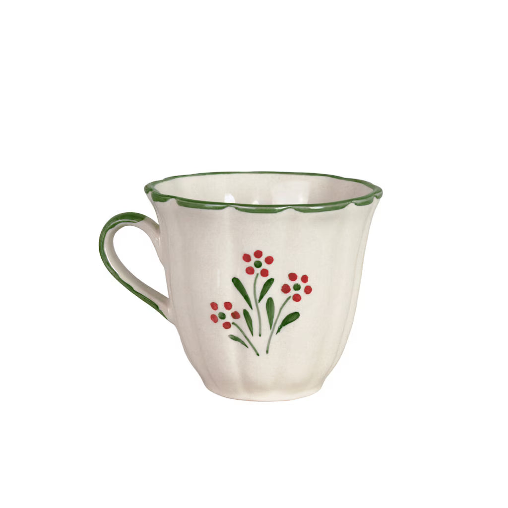 Mugg Esther Vildblomma Grön