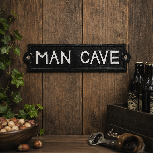 Skylt / Järn - Mancave