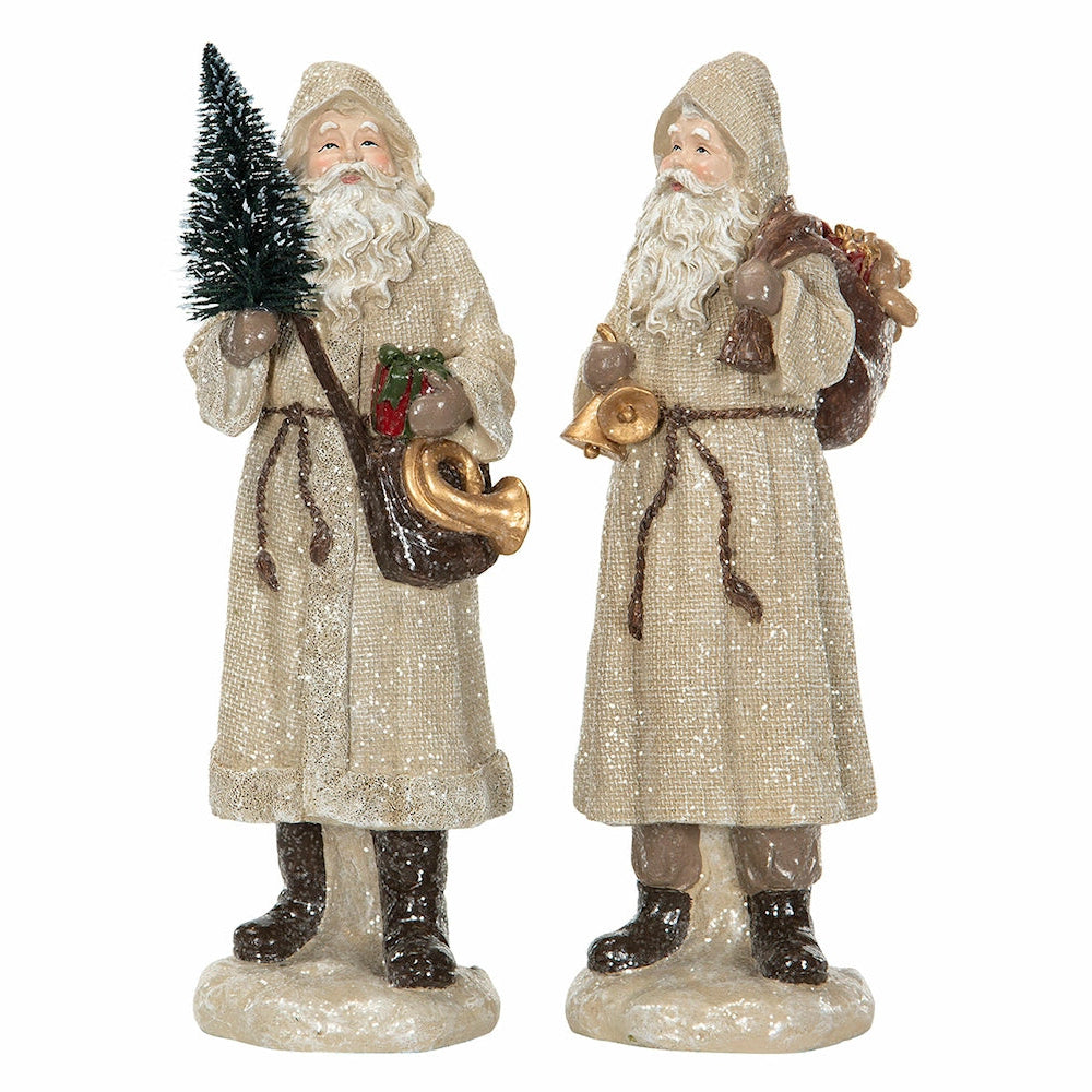 Stor tomte Jute Glitter Mix 2pack