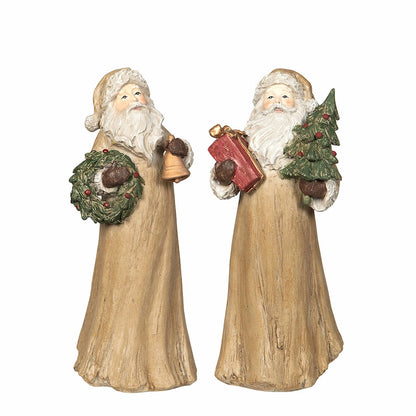 Dekoration Tomte Rustik Mix Beige 2pack