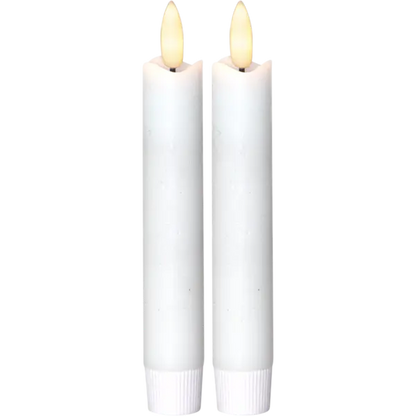 Batteriljus / Antikljus - 2 pack FLAMME VIT