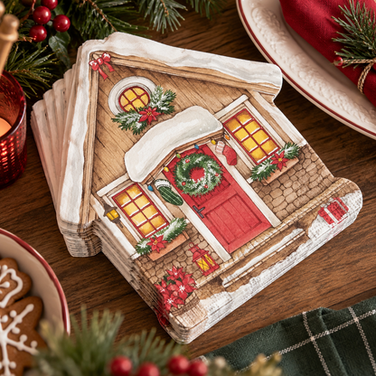 Festive House Lunch 33x33 cm