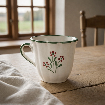Mugg Esther Vildblomma Grön