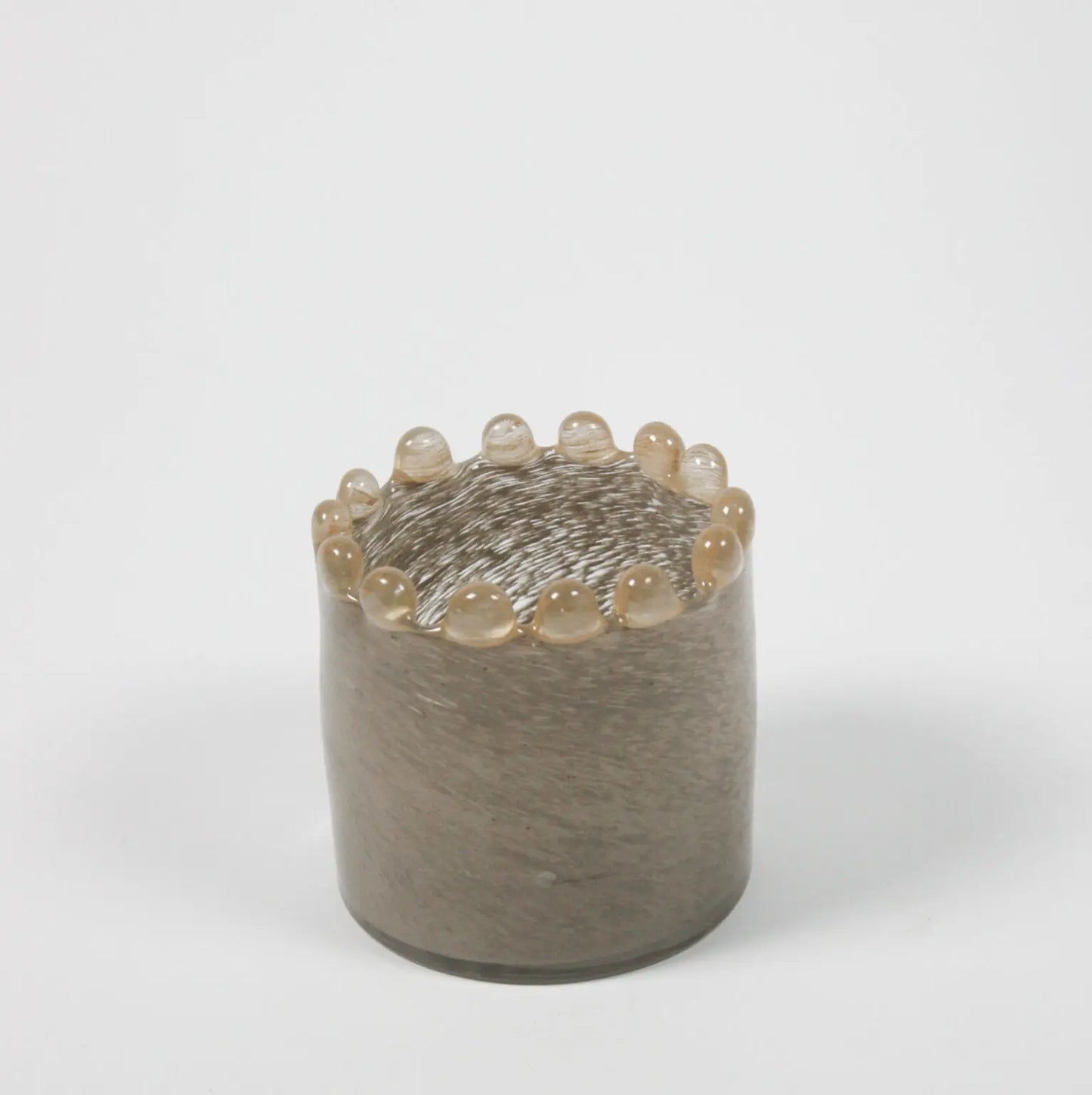 Glaslykta Diana Taupe 10 cm