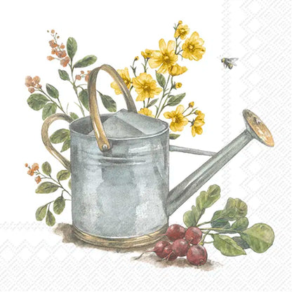 Garden Watering Can Lunch 33x33 cm