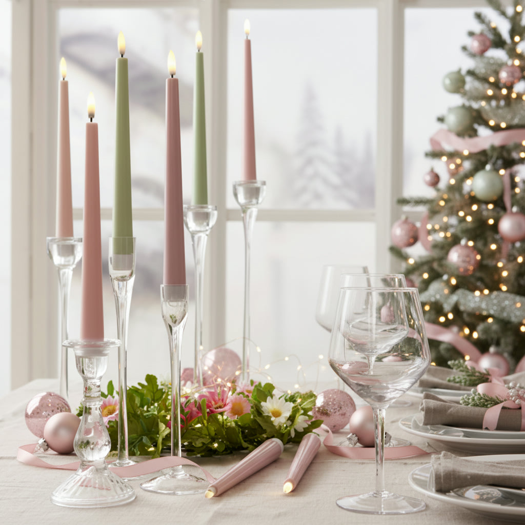 Batteriljus - LED Antikljus 2 pack Flamme Candy