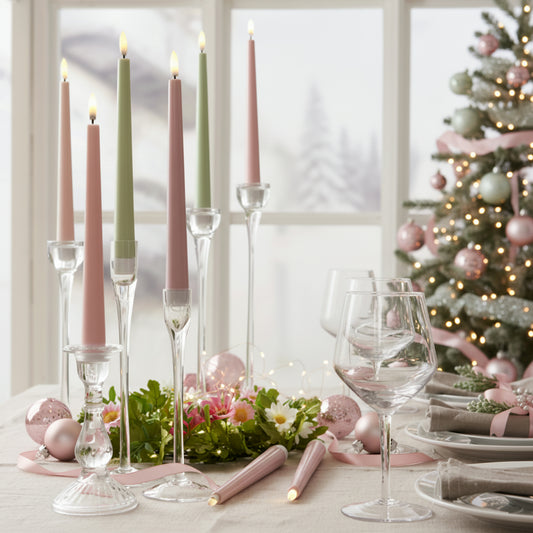 Batteriljus - LED Antikljus 2 pack Flamme Candy