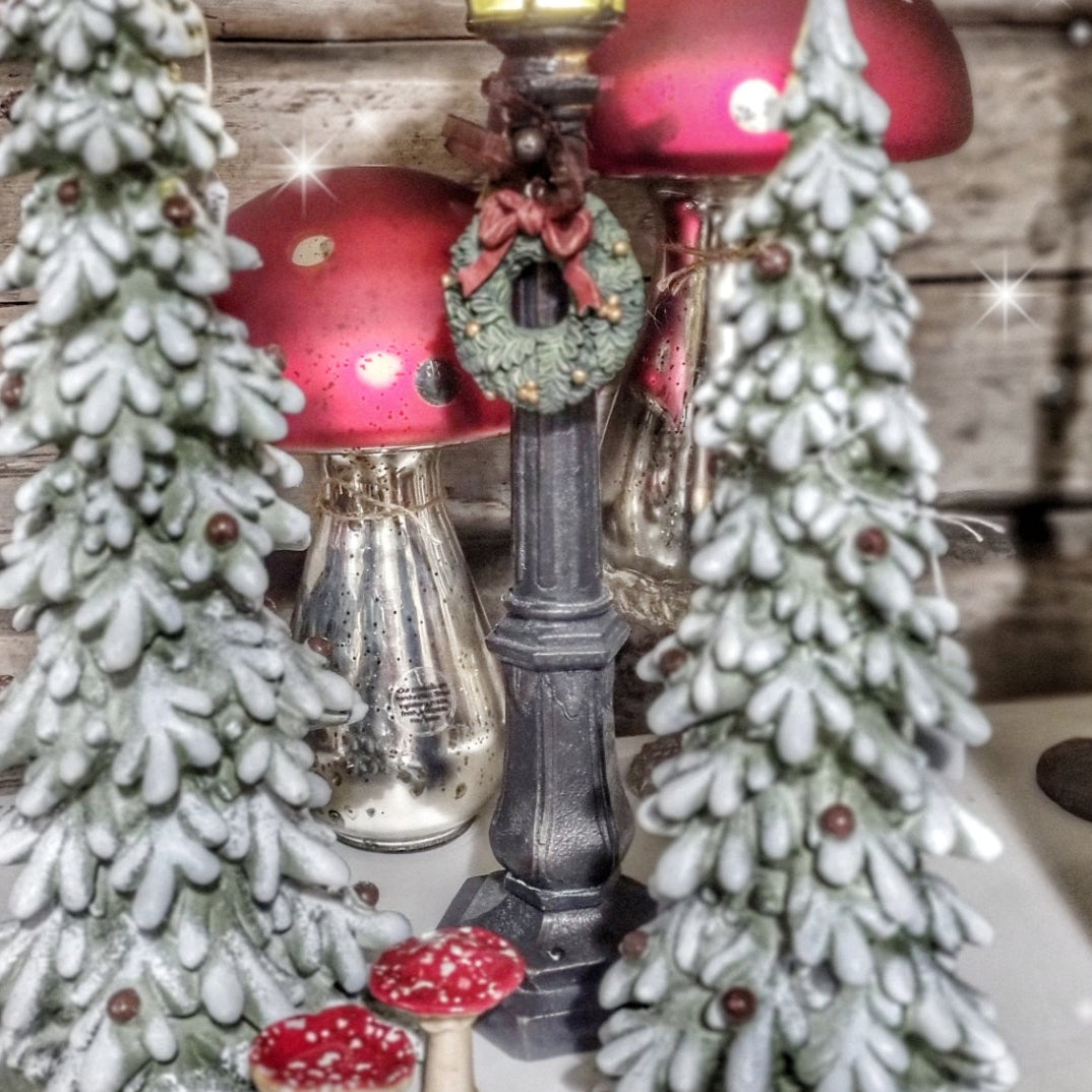 Lyktstolpe Vintage /m krans