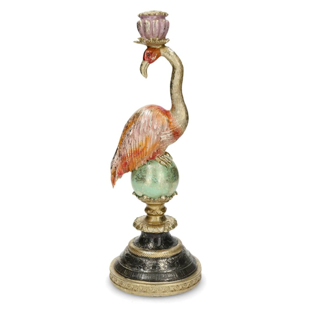 Ljusstake Flamingo 43 cm