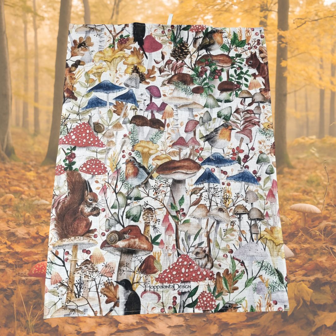 Kökshandduk Magiska skog 68 x 50 cm